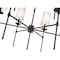 Z-Lite Emily 9 Light Chandelier, Matte Black & Off White 3033-9MB - alternate 4